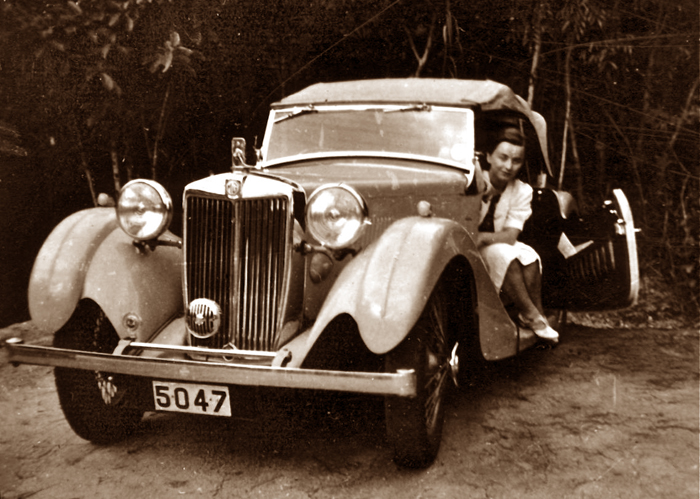 MG 1.5 litre with Anne